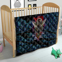 Odin Raven Viking Quilt with Valknut and Runes Norse Mythology and Magic Tribute - Wonder Print Shop