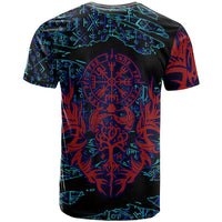 Odin Raven Viking T Shirt with Valknut and Runes Norse Mythology and Magic Tribute - Wonder Print Shop