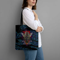 Odin Raven Viking Tote Bag with Valknut and Runes Norse Mythology and Magic Tribute - Wonder Print Shop