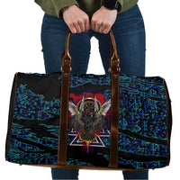 Odin Raven Viking Travel Bag with Valknut and Runes Norse Mythology and Magic Tribute - Wonder Print Shop