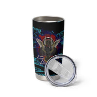 Odin Raven Viking Tumbler Cup with Valknut and Runes Norse Mythology and Magic Tribute - Wonder Print Shop