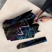 Odin Raven Viking Umbrella with Valknut and Runes Norse Mythology and Magic Tribute - Wonder Print Shop