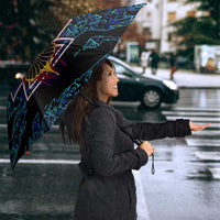 Odin Raven Viking Umbrella with Valknut and Runes Norse Mythology and Magic Tribute - Wonder Print Shop