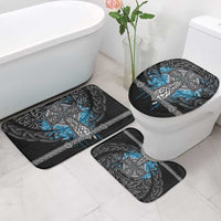 Thor Hammer Viking Bathroom Set with Celtic Knots and Blue Splatter Norse Heritage Tribute - Wonder Print Shop