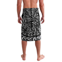 Thor Hammer Viking Lavalava with Celtic Knots and Blue Splatter Norse Heritage Tribute - Wonder Print Shop