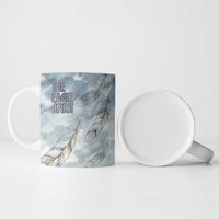 The Eagle Spirit Native American Ceramic Mug Soaring Bald Eagle and Tribal Feathers Watercolor Sky - Wonder Print Shop