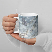 The Eagle Spirit Native American Ceramic Mug Soaring Bald Eagle and Tribal Feathers Watercolor Sky - Wonder Print Shop