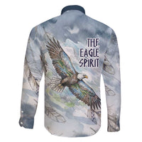 The Eagle Spirit Native American Family Matching Summer Maxi Dress and Hawaiian Shirt Soaring Bald Eagle and Tribal Feathers Watercolor Sky - Wonder Print Shop