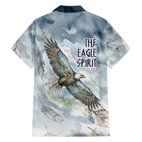 The Eagle Spirit Native American Family Matching Tank Maxi Dress and Hawaiian Shirt Soaring Bald Eagle and Tribal Feathers Watercolor Sky - Wonder Print Shop