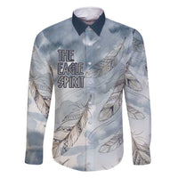 The Eagle Spirit Native American Family Matching Tank Maxi Dress and Hawaiian Shirt Soaring Bald Eagle and Tribal Feathers Watercolor Sky - Wonder Print Shop