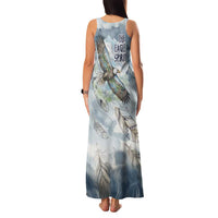 The Eagle Spirit Native American Family Matching Tank Maxi Dress and Hawaiian Shirt Soaring Bald Eagle and Tribal Feathers Watercolor Sky - Wonder Print Shop