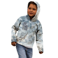 The Eagle Spirit Native American Kid Hoodie Soaring Bald Eagle and Tribal Feathers Watercolor Sky - Wonder Print Shop