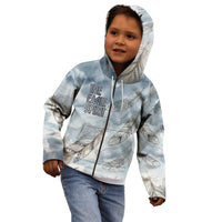 The Eagle Spirit Native American Kid Hoodie Soaring Bald Eagle and Tribal Feathers Watercolor Sky - Wonder Print Shop