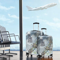 The Eagle Spirit Native American Luggage Cover Soaring Bald Eagle and Tribal Feathers Watercolor Sky - Wonder Print Shop