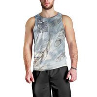 The Eagle Spirit Native American Men Tank Top Soaring Bald Eagle and Tribal Feathers Watercolor Sky - Wonder Print Shop