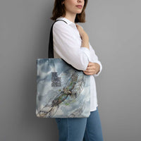 The Eagle Spirit Native American Tote Bag Soaring Bald Eagle and Tribal Feathers Watercolor Sky - Wonder Print Shop