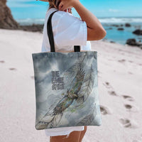 The Eagle Spirit Native American Tote Bag Soaring Bald Eagle and Tribal Feathers Watercolor Sky - Wonder Print Shop