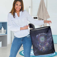 Dreamcatcher Native American Laundry Basket Feathers and Starry Night Sky The Dream Weaver Theme - Wonder Print Shop