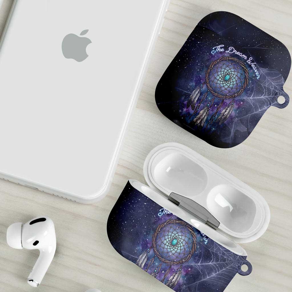Dreamcatcher Native American AirPods Case Feathers and Starry Night Sky The Dream Weaver Theme - Wonder Print Shop