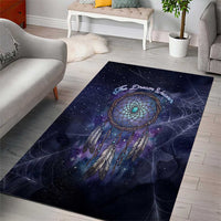 Dreamcatcher Native American Area Rug Feathers and Starry Night Sky The Dream Weaver Theme - Wonder Print Shop