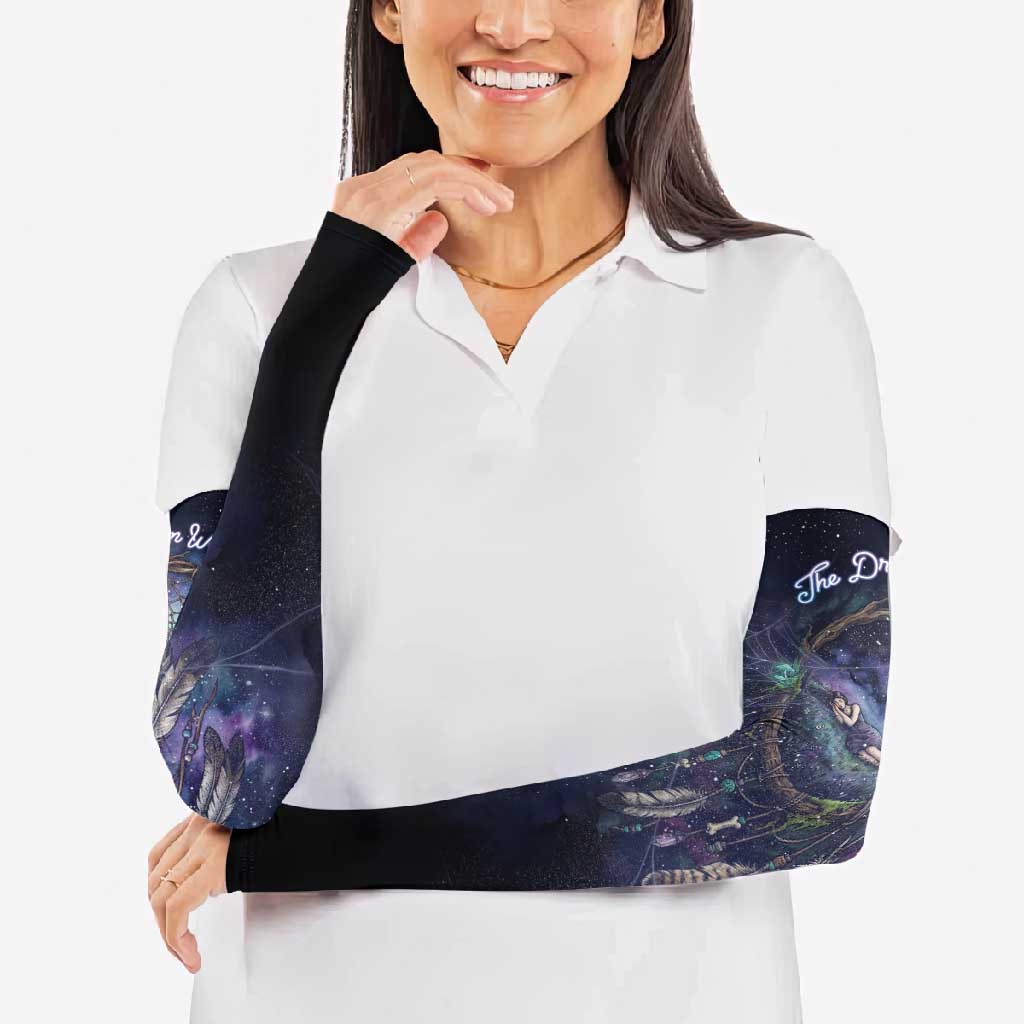 Dreamcatcher Native American Arm Sleeves Feathers and Starry Night Sky The Dream Weaver Theme - Wonder Print Shop
