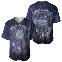 Dreamcatcher Native American Baseball Jersey Feathers and Starry Night Sky The Dream Weaver Theme - Wonder Print Shop