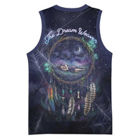 Dreamcatcher Native American Basketball Jersey Feathers and Starry Night Sky The Dream Weaver Theme - Wonder Print Shop