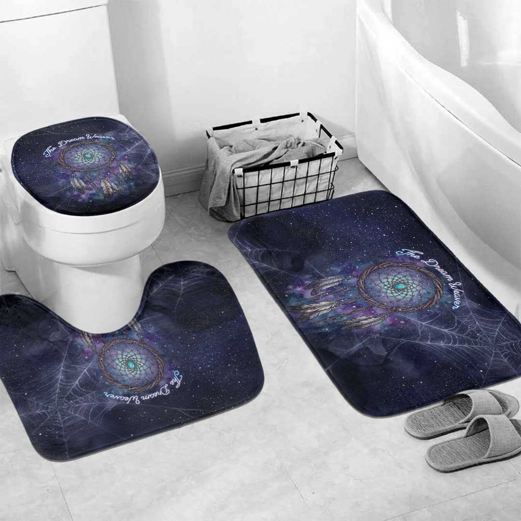 Dreamcatcher Native American Bathroom Set Feathers and Starry Night Sky The Dream Weaver Theme - Wonder Print Shop