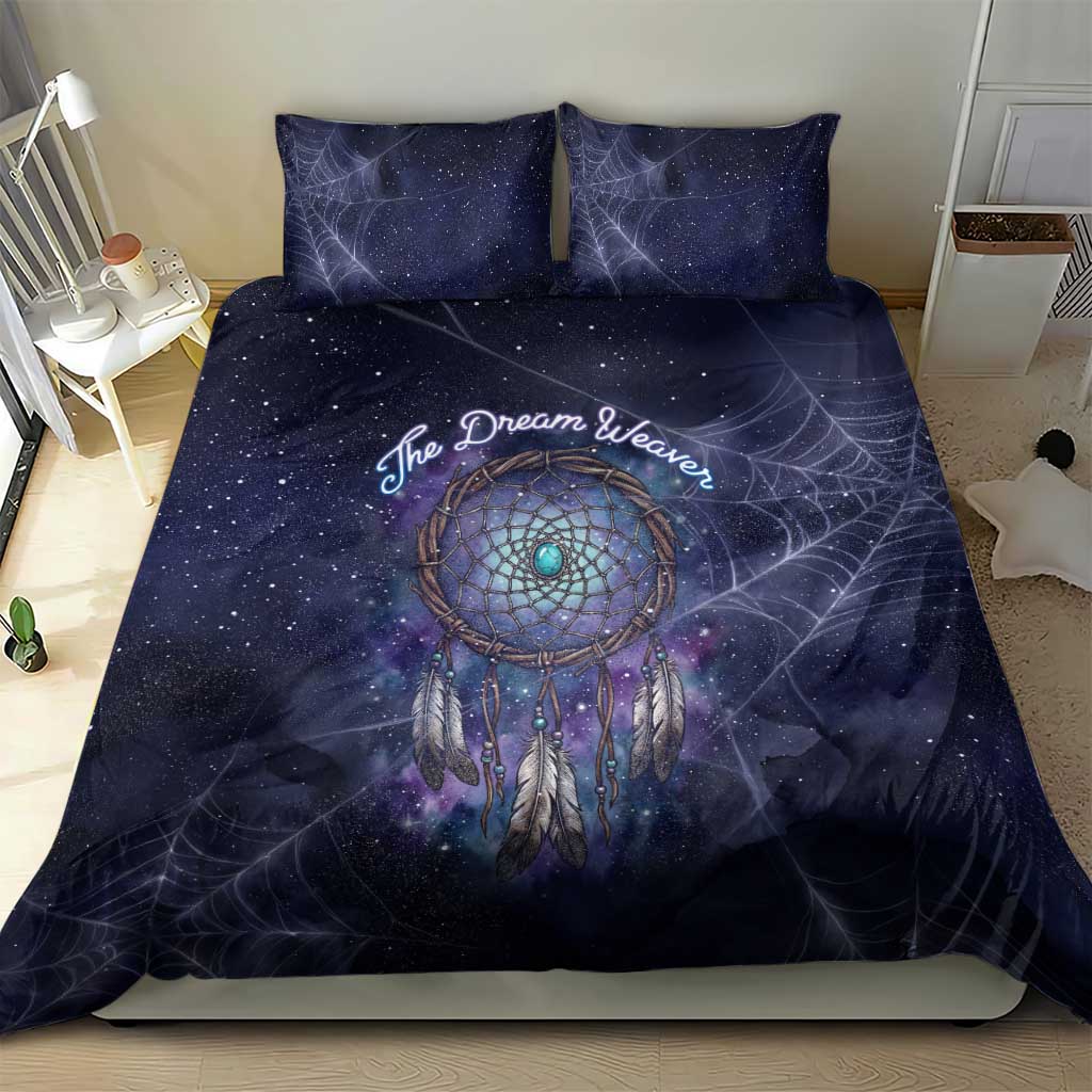 Dreamcatcher Native American Bedding Set Feathers and Starry Night Sky The Dream Weaver Theme - Wonder Print Shop
