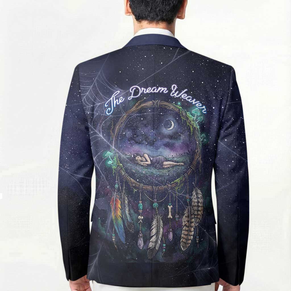 Dreamcatcher Native American Blazer Feathers and Starry Night Sky The Dream Weaver Theme - Wonder Print Shop