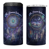 Dreamcatcher Native American 4 in 1 Can Cooler Tumbler Feathers and Starry Night Sky The Dream Weaver Theme - Wonder Print Shop