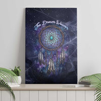 Dreamcatcher Native American Canvas Wall Art Feathers and Starry Night Sky The Dream Weaver Theme - Wonder Print Shop