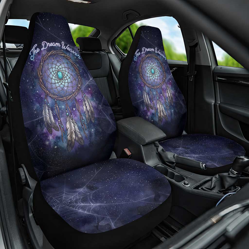 Dreamcatcher Native American Car Seat Cover Feathers and Starry Night Sky The Dream Weaver Theme - Wonder Print Shop
