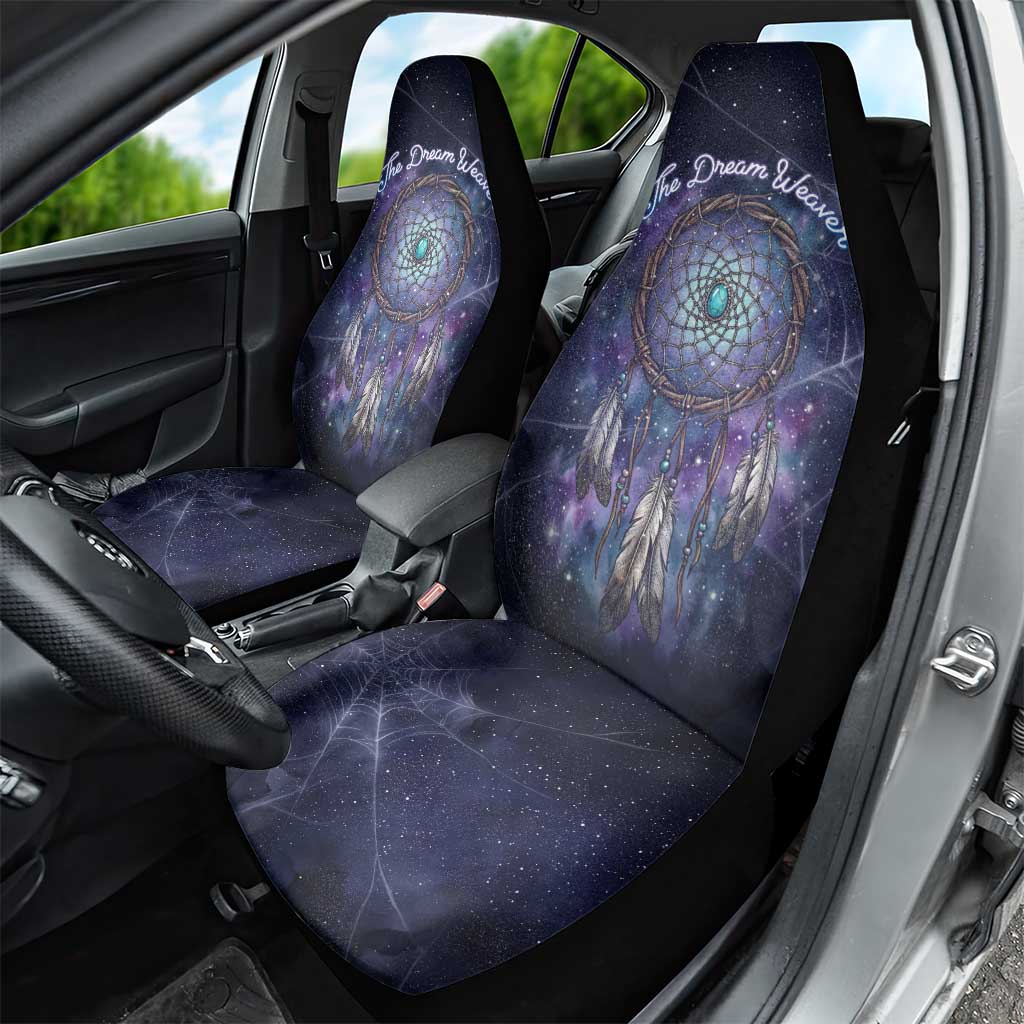 Dreamcatcher Native American Car Seat Cover Feathers and Starry Night Sky The Dream Weaver Theme - Wonder Print Shop
