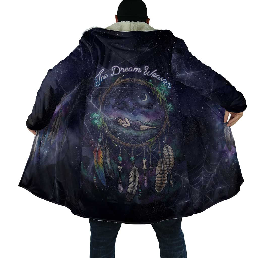 Dreamcatcher Native American Cloak Feathers and Starry Night Sky The Dream Weaver Theme - Wonder Print Shop