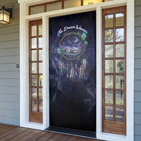 Dreamcatcher Native American Door Cover Feathers and Starry Night Sky The Dream Weaver Theme - Wonder Print Shop