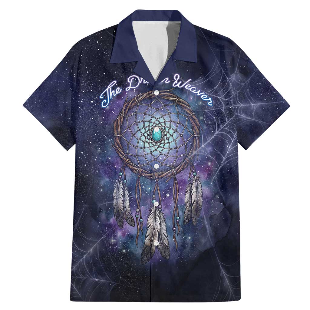 Dreamcatcher Native American Family Matching Mermaid Dress and Hawaiian Shirt Feathers and Starry Night Sky The Dream Weaver Theme - Wonder Print Shop