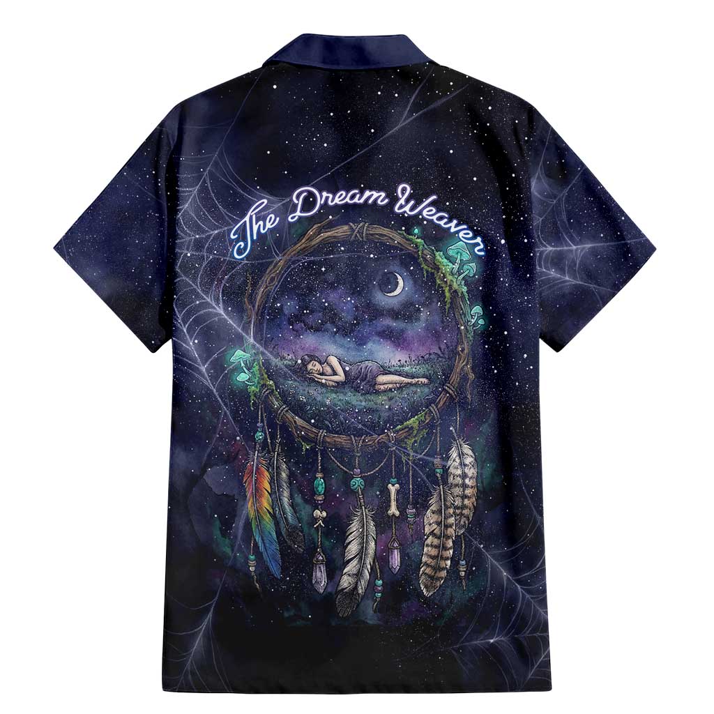 Dreamcatcher Native American Family Matching Mermaid Dress and Hawaiian Shirt Feathers and Starry Night Sky The Dream Weaver Theme - Wonder Print Shop