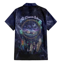 Dreamcatcher Native American Family Matching Mermaid Dress and Hawaiian Shirt Feathers and Starry Night Sky The Dream Weaver Theme - Wonder Print Shop