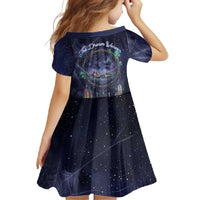 Dreamcatcher Native American Family Matching Summer Maxi Dress and Hawaiian Shirt Feathers and Starry Night Sky The Dream Weaver Theme - Wonder Print Shop