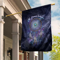 Dreamcatcher Native American Garden Flag Feathers and Starry Night Sky The Dream Weaver Theme - Wonder Print Shop