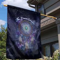 Dreamcatcher Native American Garden Flag Feathers and Starry Night Sky The Dream Weaver Theme - Wonder Print Shop