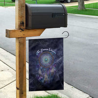 Dreamcatcher Native American Garden Flag Feathers and Starry Night Sky The Dream Weaver Theme - Wonder Print Shop
