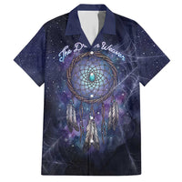 Dreamcatcher Native American Hawaiian Shirt Feathers and Starry Night Sky The Dream Weaver Theme - Wonder Print Shop