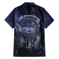 Dreamcatcher Native American Hawaiian Shirt Feathers and Starry Night Sky The Dream Weaver Theme - Wonder Print Shop