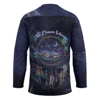 Dreamcatcher Native American Hockey Jersey Feathers and Starry Night Sky The Dream Weaver Theme - Wonder Print Shop
