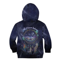 Dreamcatcher Native American Kid Hoodie Feathers and Starry Night Sky The Dream Weaver Theme - Wonder Print Shop