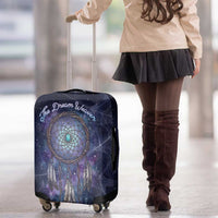 Dreamcatcher Native American Luggage Cover Feathers and Starry Night Sky The Dream Weaver Theme - Wonder Print Shop