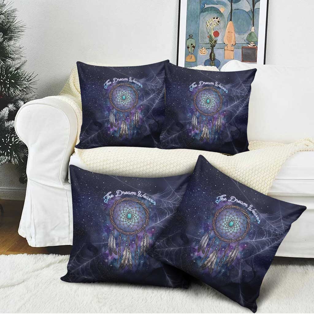 Dreamcatcher Native American Pillow Cover Feathers and Starry Night Sky The Dream Weaver Theme - Wonder Print Shop