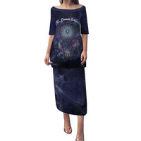 Dreamcatcher Native American Puletasi Feathers and Starry Night Sky The Dream Weaver Theme - Wonder Print Shop